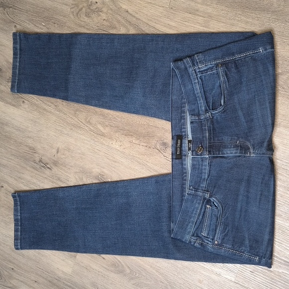 White House Black Market Denim - sac750 WHBM Low Rise Skinny Jeans Size 8 w/ 28.5" Inseam Denim Noir Jeans